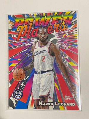 2025 Topps Flagship Kawhi Leonard Power Players card new