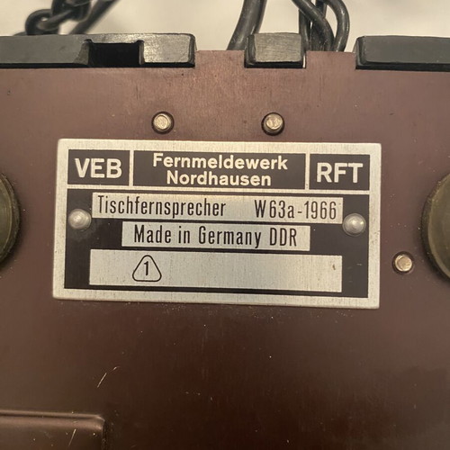 Vintage RFD Telephone from East Germany 1966 like new, bakelite