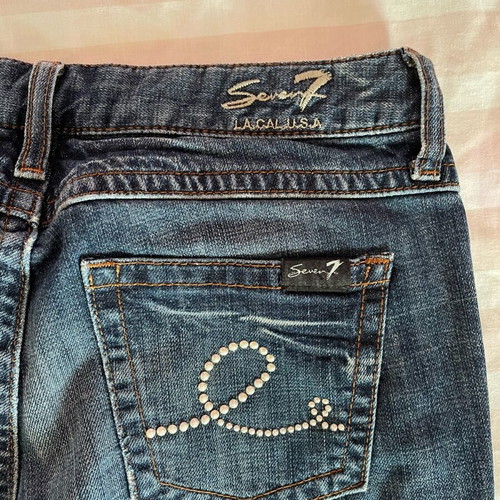 Jeans Capri Seven used, blue