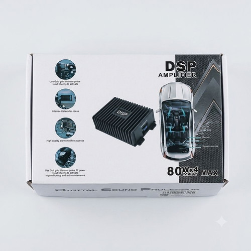 Mini DSP Audio Amplifier for Android Screens new, plug & play