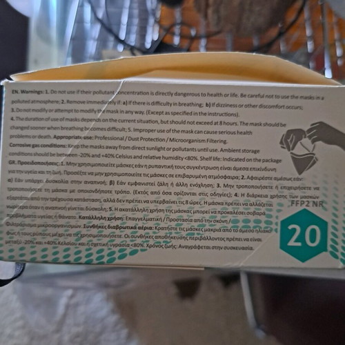 Reinforced masks new, 20 pieces per box, white