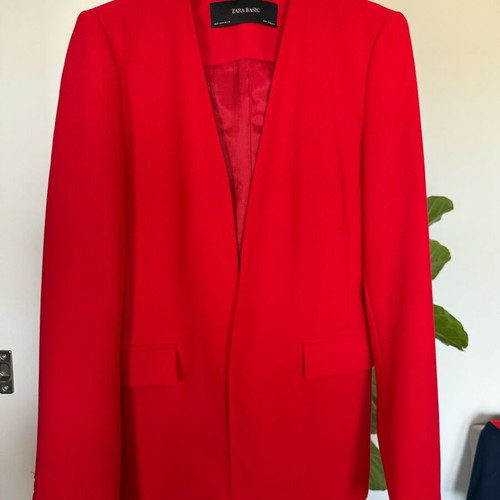 Zara women's jacket like new, red size M