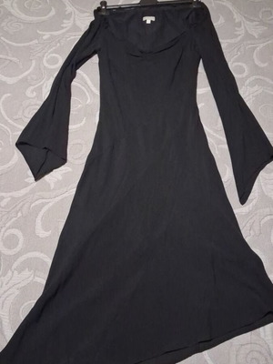 stefanel silk dress Stefanel Silk Dress Multicolored Abstract Print Satin Crepe Belted Half Sleeves Spring 36 US6