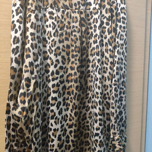 Satin leopard shirt Zara like new, size XL