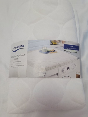 Washing machine cover, white, new