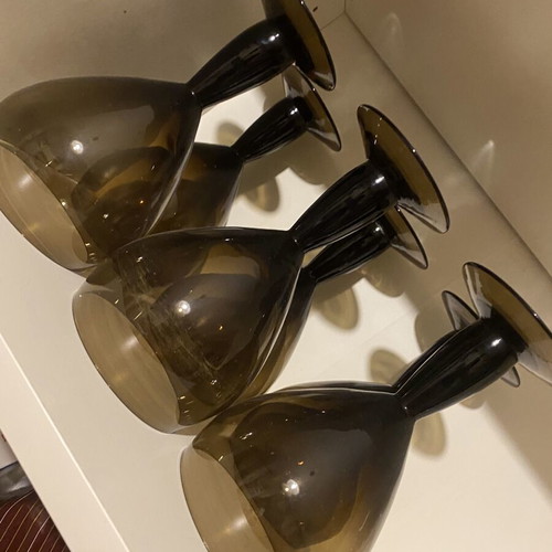Large water or wine glasses set of 6 like new