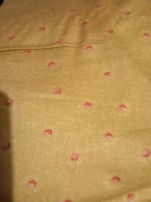 Soft thin mustard fabric new 68x320