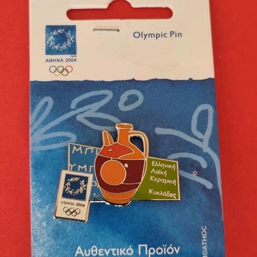 Authentic Athens 2004 Olympic Pin Set of 8, New