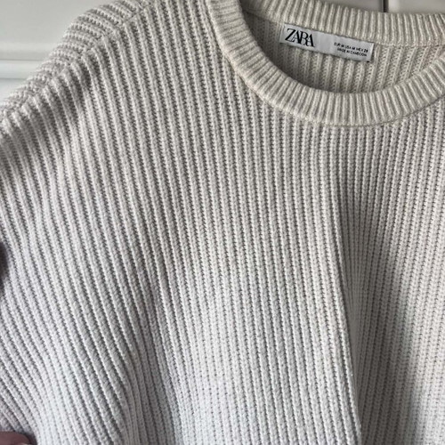 Zara white pullover like new, size M and L