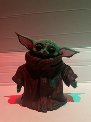 Baby Yoda 3D print figure new