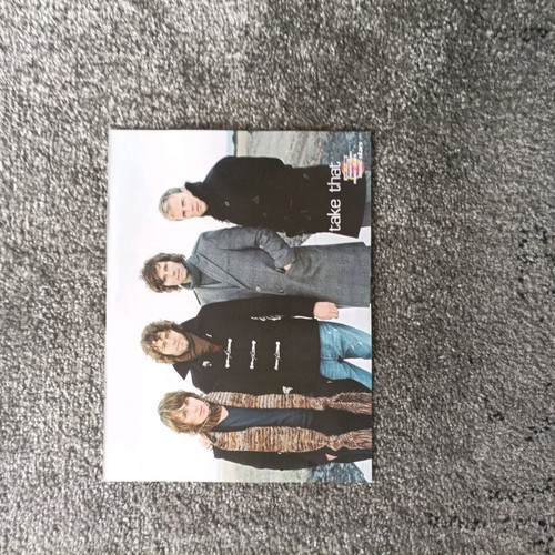 Take That/John Terry double-sided poster like new
