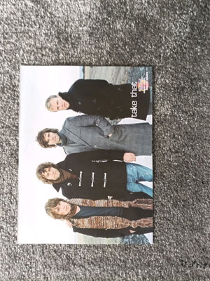 Take That/John Terry double-sided poster like new