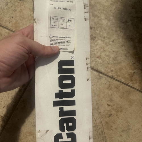 Carlton 50cm Chainsaw Bar new, Premium Sprocket Tip