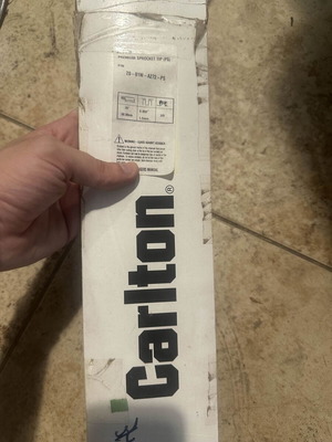 Carlton λάμα αλυσοπρίονου 50cm καινούργιο, premium sprocket tip