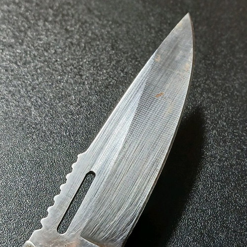Folding Stiletto Knife used with wooden handle