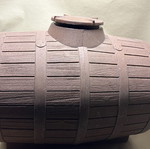 Plastic barrel 100lt like new