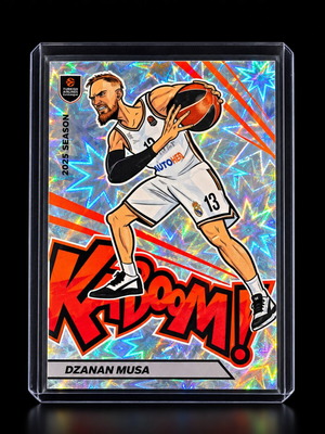 Dzanan Musa SSP #29 Kaboom Panini Euroleague κάρτα μπάσκετ