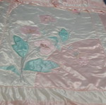 Kentia double quilt used with two cotton satin pillowcases