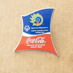 ΑΘΗΝΑ 2011 SPECIAL OLYMPICS - Coca Cola sponsor pin (καρφίτσα). Εξαιρετικά σπάνια!!