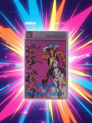 Lucky Luke VHS The Crazy Chase like new, dubbed