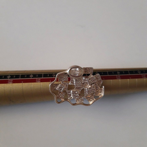 Silver ring used with original design