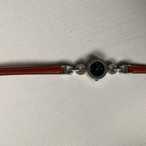 Avon women's watch like new, gold with brown strap
