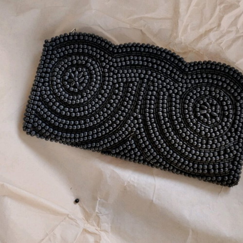 Handbag like new, black with unique design