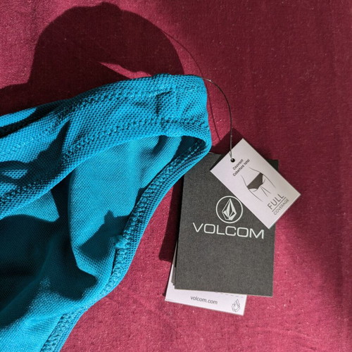 Volcom Bikini Bottom new, blue turquoise, size XL