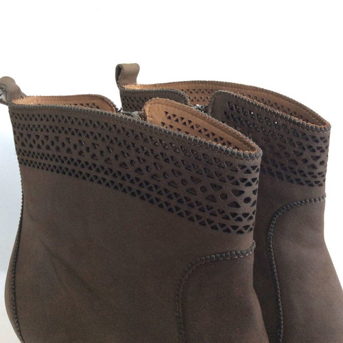 AERIN brown suede ankle boots used, size 39.5
