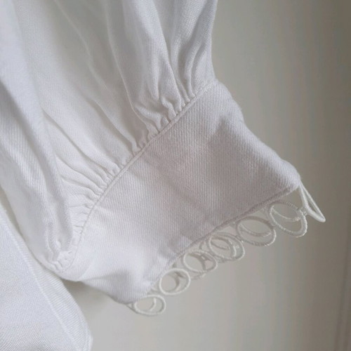 Zara white blouse small like new cotton