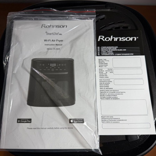 Φριτέζα Rohnson R2834 Air Fryer Wi-Fi XL σαν καινούργια