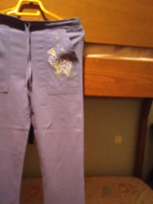 Purple long pants used