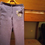 Purple long pants used