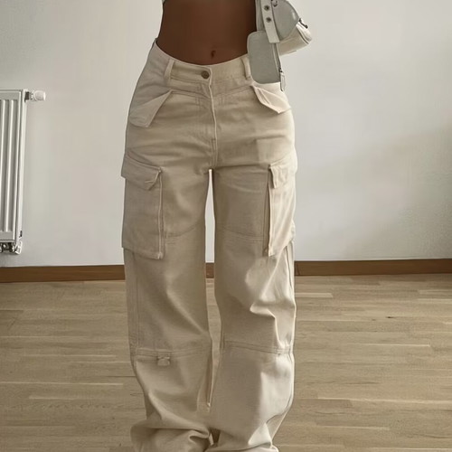 Beige jeans new, size M 38 10