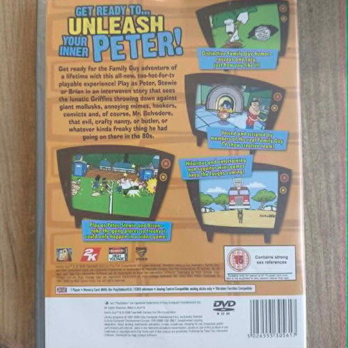 Family Guy PlayStation 2 game used, English version