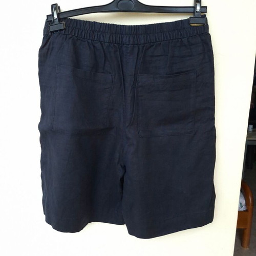 C&A Women's Black Linen Shorts used, size EU40