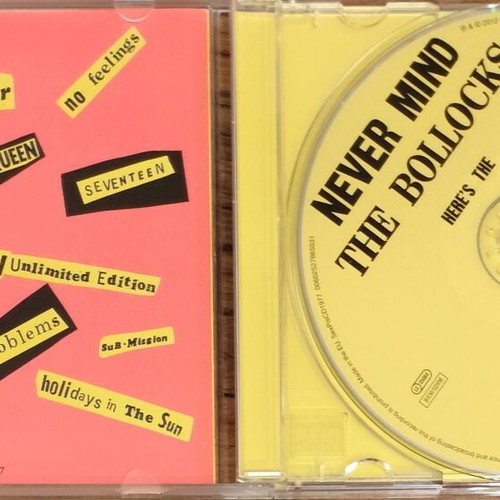 Sex Pistols Never Mind the Bollocks CD mint, punk