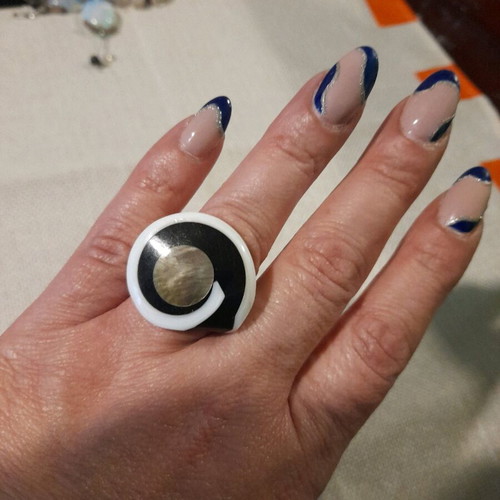 Ring real shell new, unique