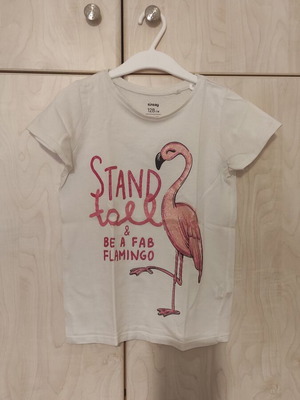 Flamingo blouse 8 years like new, white