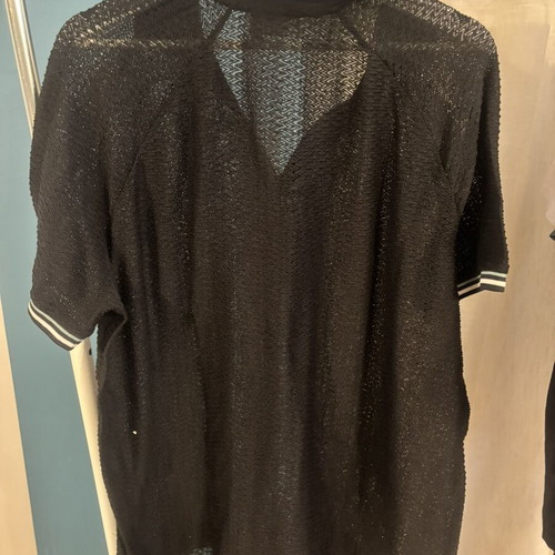 ASOS Design black polo shirt XL