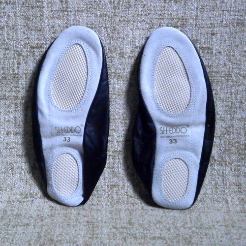 Soft Leather Sheddo Ballet Shoes size 33 new, black