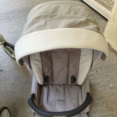 Inglesina Trilogy stroller used with footmuff and bag