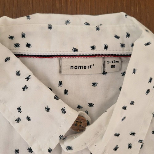 Spring set for 1 year old like new, Name it shirt and Mayoral pants