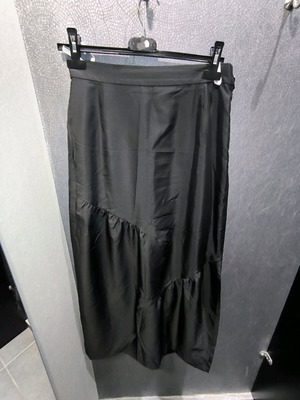 Black Long Satin Skirt Gerry Weber New