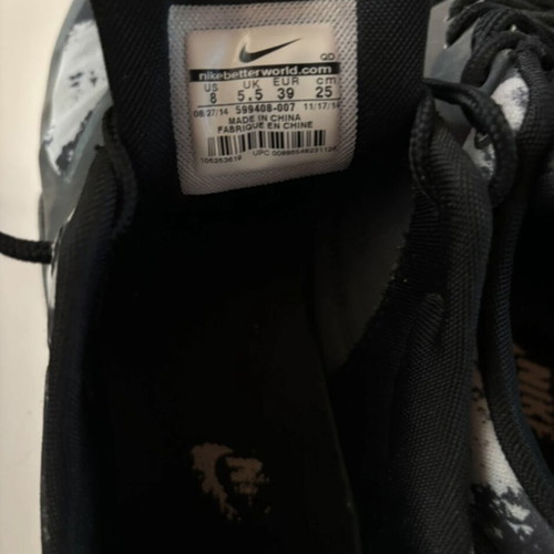 Nike Air Max Thea print shoes used, size 39, black