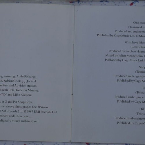 Actually CD by Pet Shop Boys used, pop