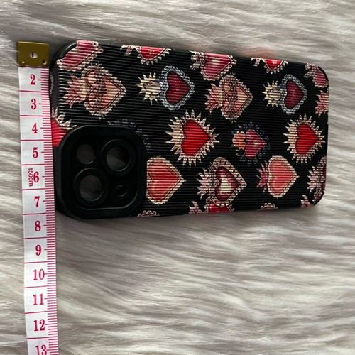 Phone case like new with Sacred Hearts pattern for iPhone 13 and 14
