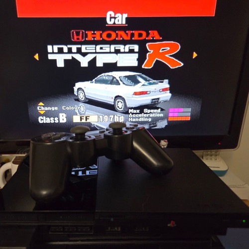 Sony PlayStation 2 SCPH-90004 Slim console used with Dualshock and memory card