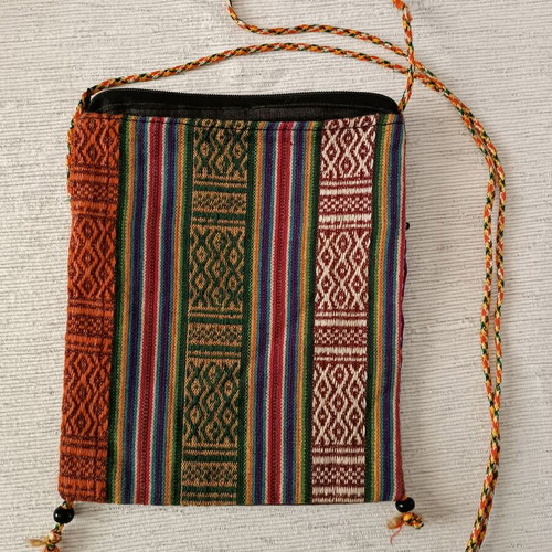 Indian crossbody bag like new, multicolored