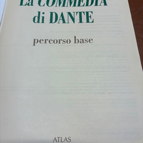 La Commedia di Dante by Alberto Brasioli used, Italian